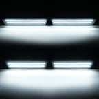 Set of 4 Smoked Bumper Side Marker Lights for Dodge Challenger/Charger (2008–2014)