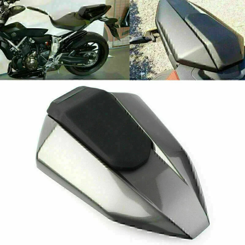 Grey Pillion Rear Seat Cowl Cover for Yamaha MT-07 FZ-07 (2013-2017)