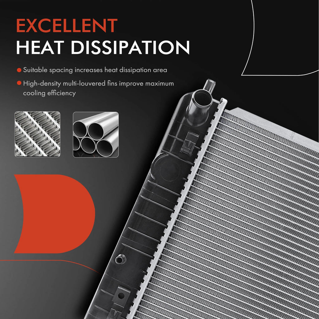 Radiator with Trans Oil Cooler for Chevrolet Malibu, Pontiac G6 (2004–2010)