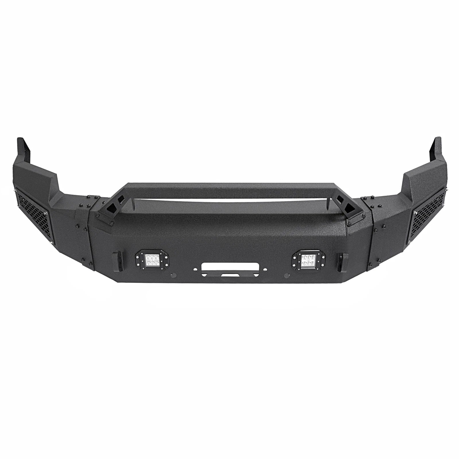 Front Steel Bumper Assembly with Winch Plate and LED for Dodge Ram 1500 (2009–2012)