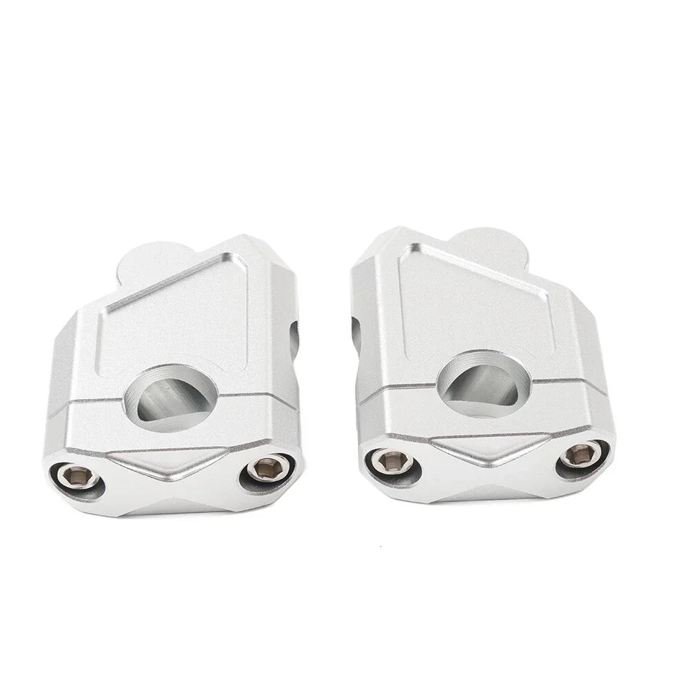 7/8" 22mm Handlebar Mount Clamp Riser for Honda Suzuki Kawasaki