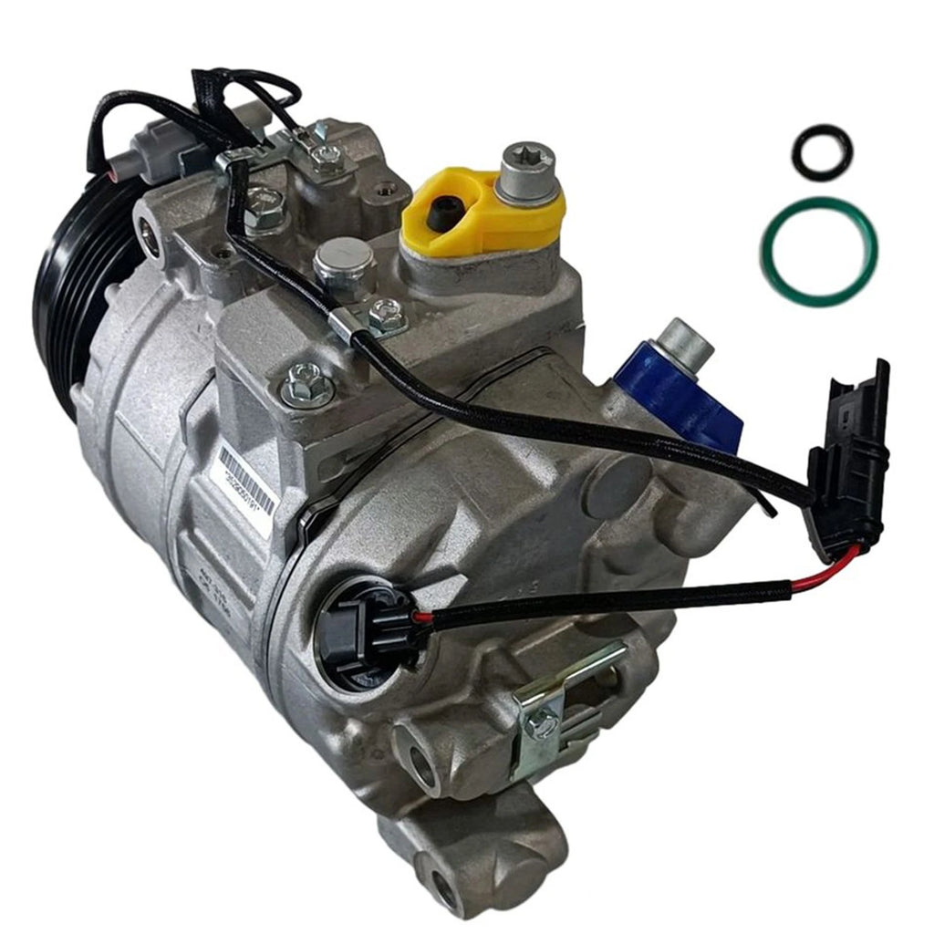 AC Compressor w/4-Groove for BMW F07 550i GT F12 F13 650i F01 F02 X5 X6 (2010–2017) CO29118C