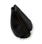 Leather Manual Shift Boot Cover for BMW E21 E12 (1975–1984) Black Orange Stitch
