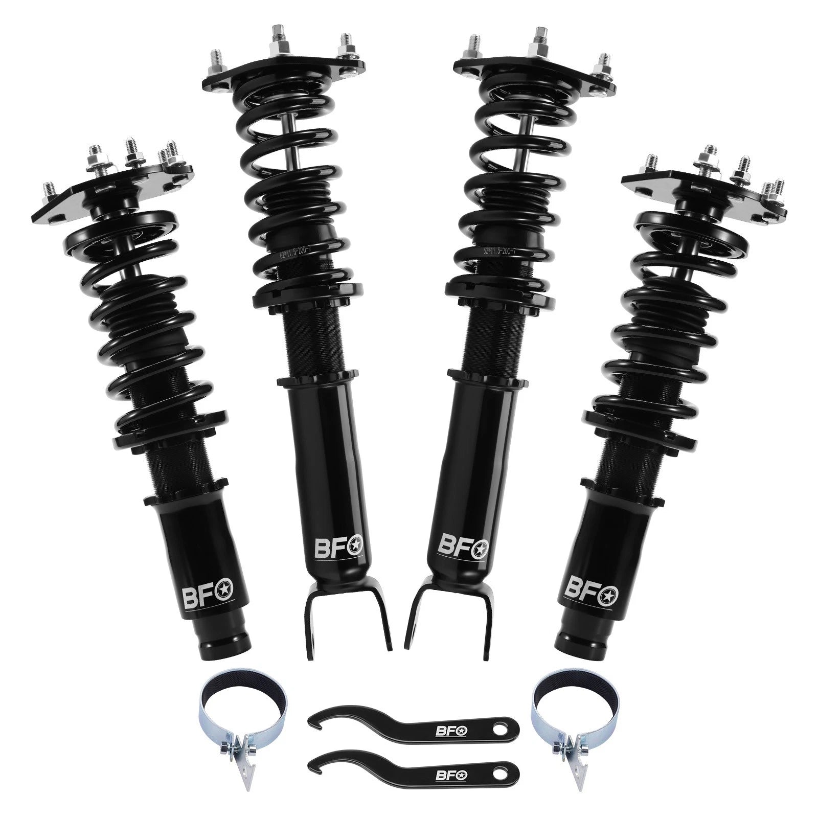 Full Coilover Struts Shocks for Honda Prelude (1992–2001) Adjustable Height