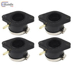 4X Carburetor Intake Manifold Boot for Yamaha XJ650 XJ750 (1981–1983)