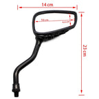 Rear View Mirrors for Kawasaki KZ1300A, Honda CB650, Suzuki GS GN (1979–1983)