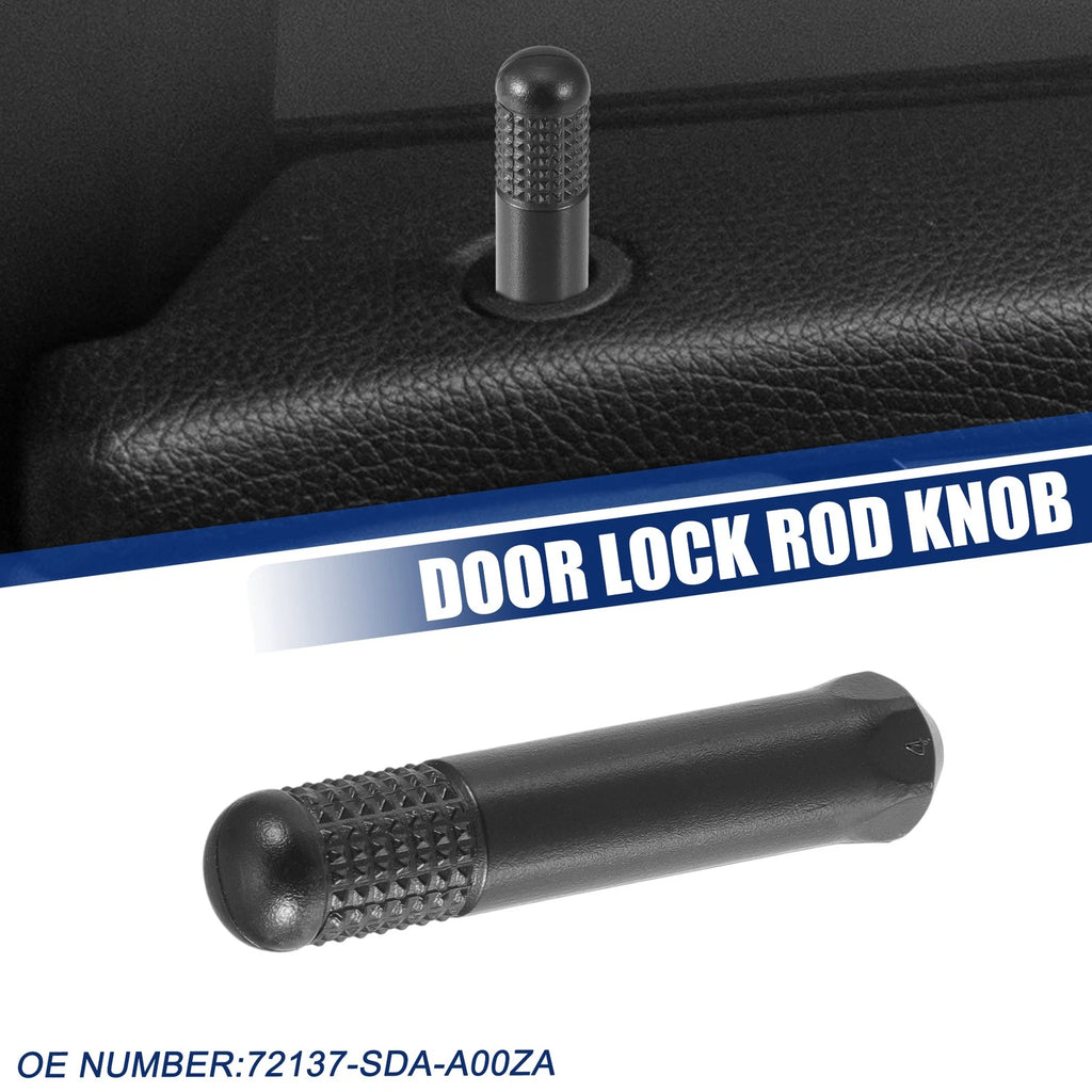 Auto Door Lock Rod Knob Black for Honda Accord (2003–2007) No.72137-SDA-A00ZA