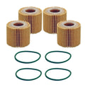 Set of 4 Wix Engine Motor Oil Filters for Lexus Pontiac Scion Toyota L4