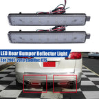 Clear Lens Rear Bumper Reflector Brake Light for Cadillac CTS / GMC Acadia