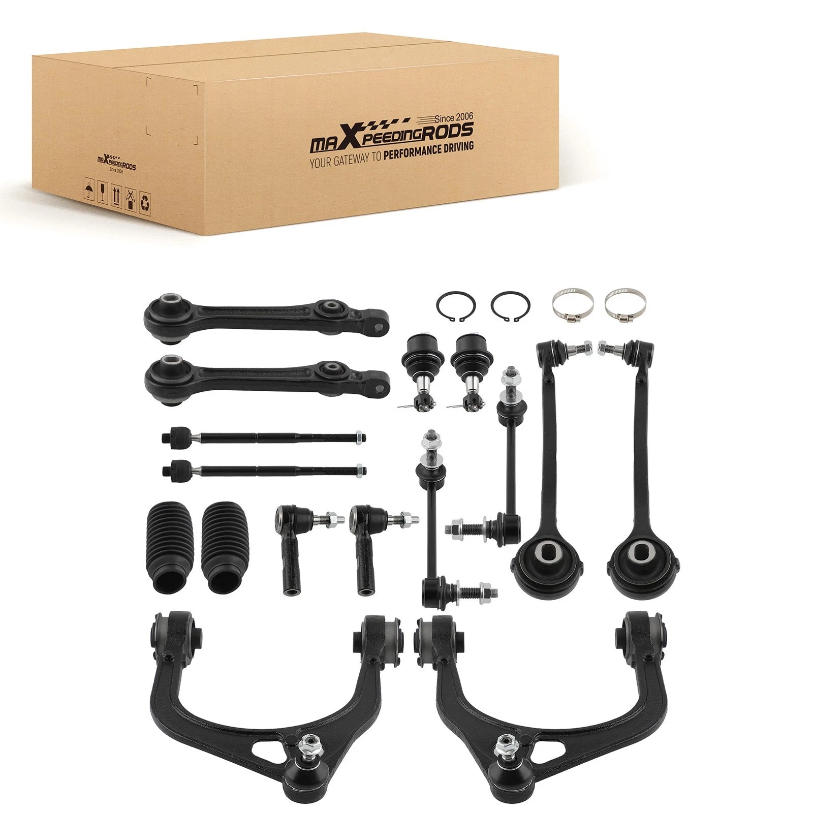 16x Control Arms Kit for Dodge Challenger (2008–2010) RWD