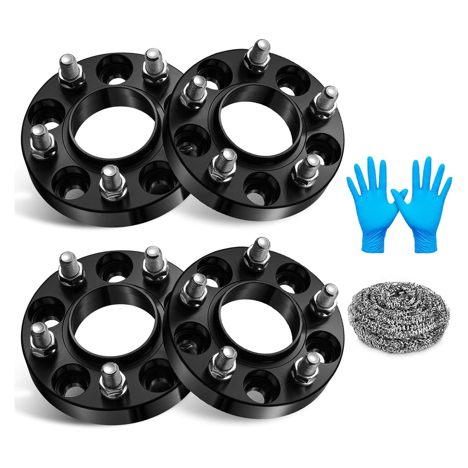Set of 4 1" Hubcentric Wheel Spacers for Dodge Challenger Charger (2008–2023)