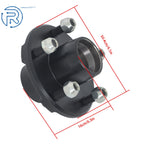 Set of 4 Trailer Hub Bearing Kit for 2000 lbs Spindle (1", 1-1/16") 5 Lug