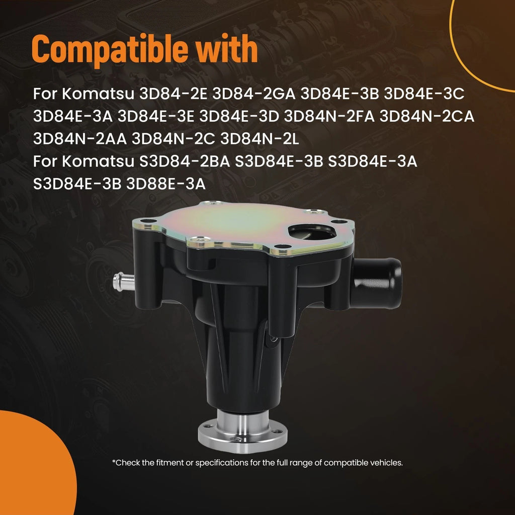 Cooling Water Pump Kit for Komatsu/Yanmar (1999–2006) Aluminum Construction