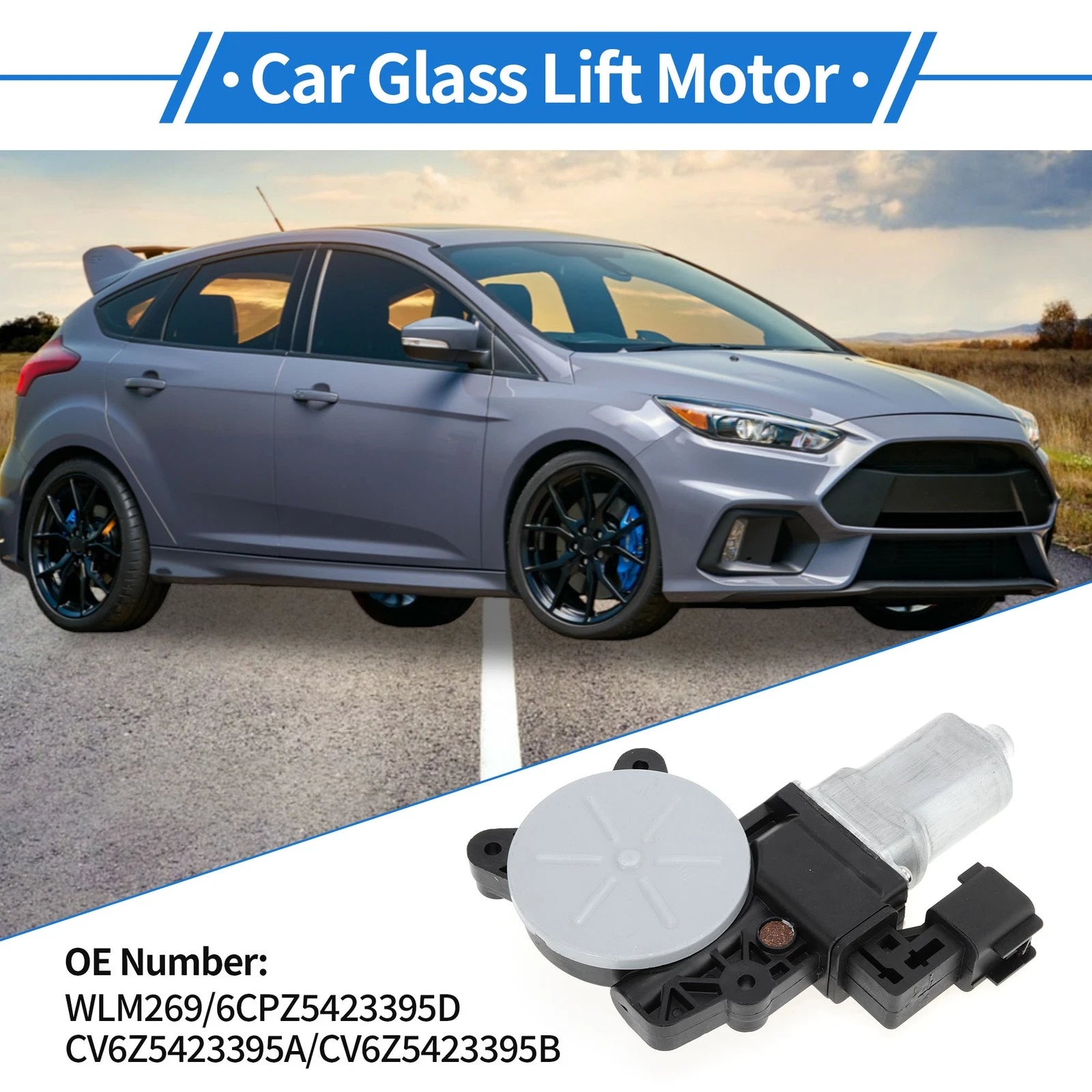 Power Window Regulator Lift Motor for Ford Focus (2012–2018) No.WLM269/6CPZ5423395D