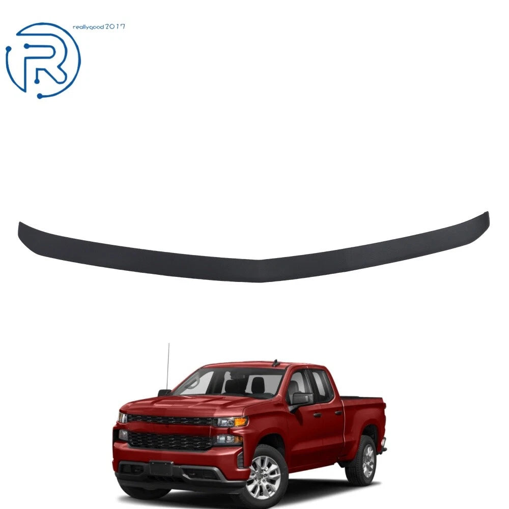 Front Upper Bumper Molding Trim for Chevy Silverado 1500 (2019–2021) Black
