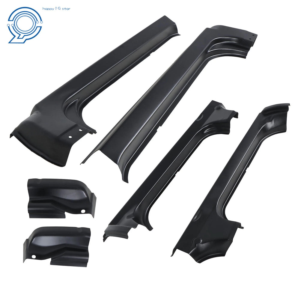 Set of 2 Rocker Panels & Cab Corners for Ford F150 Crew Cab (2009–2014)