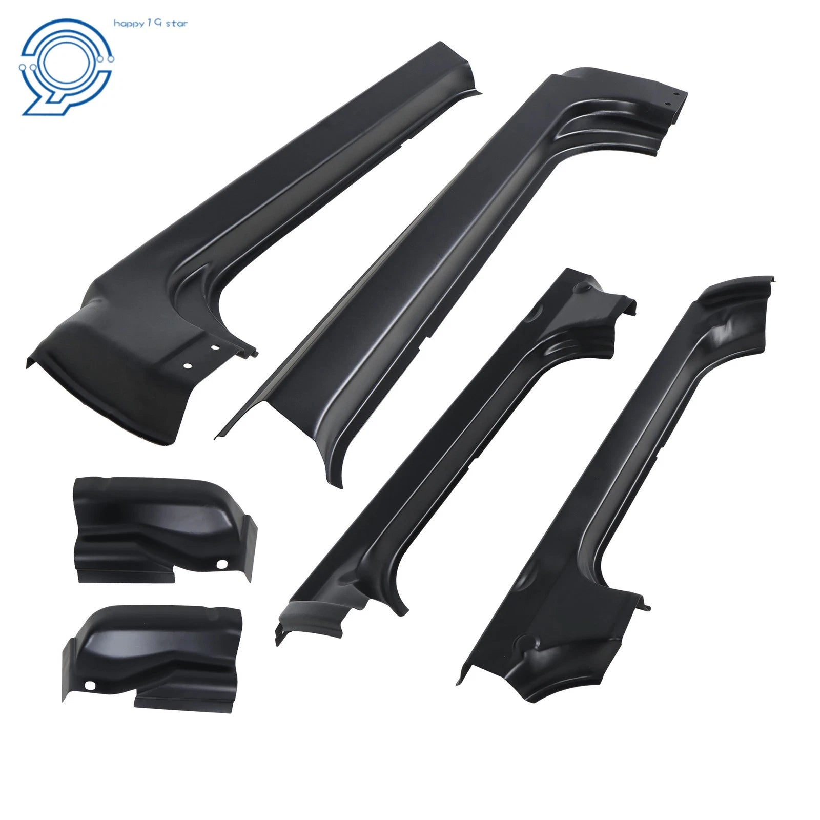 Set of 2 Rocker Panels & Cab Corners for Ford F150 Crew Cab (2009–2014)