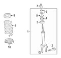 Front Coil Spring 2103212804 for Mercedes-Benz (2010–2016)