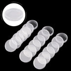 100 Pcs Clear Round Coin Holders Capsules 22mm Storage