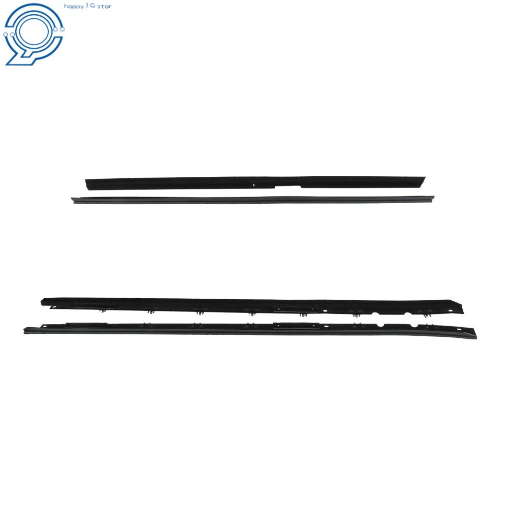 Set of 4 Window Sweep Weatherstrip Felt Seals for Chevrolet Corvette (1984–1989)