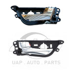 Door Handle Inner 2 x Chrome Front Left+Right for Hyundai Veloster (2011–2018)