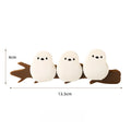 Magnetic Refrigerator Food Storage Bag Holder - Bird Design ABS 13.5x4cm