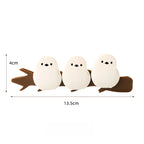 Magnetic Refrigerator Food Storage Bag Holder - Bird Design ABS 13.5x4cm