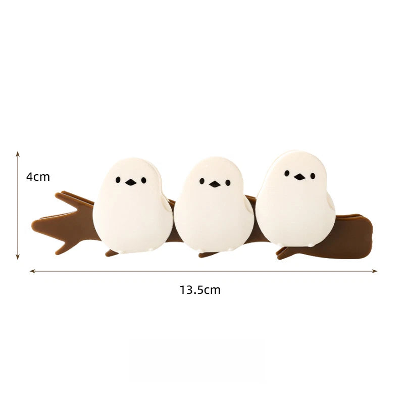 Magnetic Refrigerator Food Storage Bag Holder - Bird Design ABS 13.5x4cm