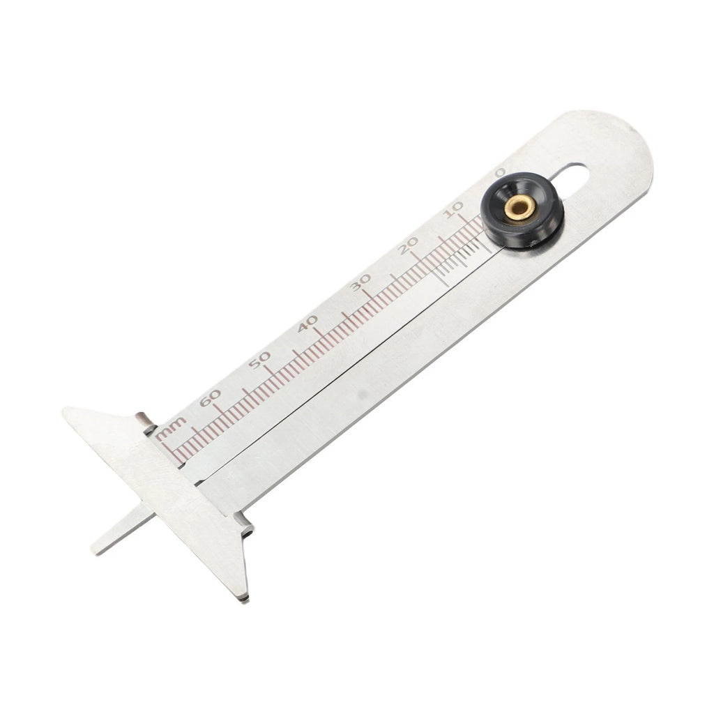 Tire Tread Depth Gauge for Universal Use (Forged Stainless Steel)