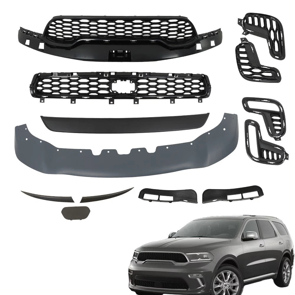 Front Bumper Cover and Grill for Dodge Durango (2021-2022)