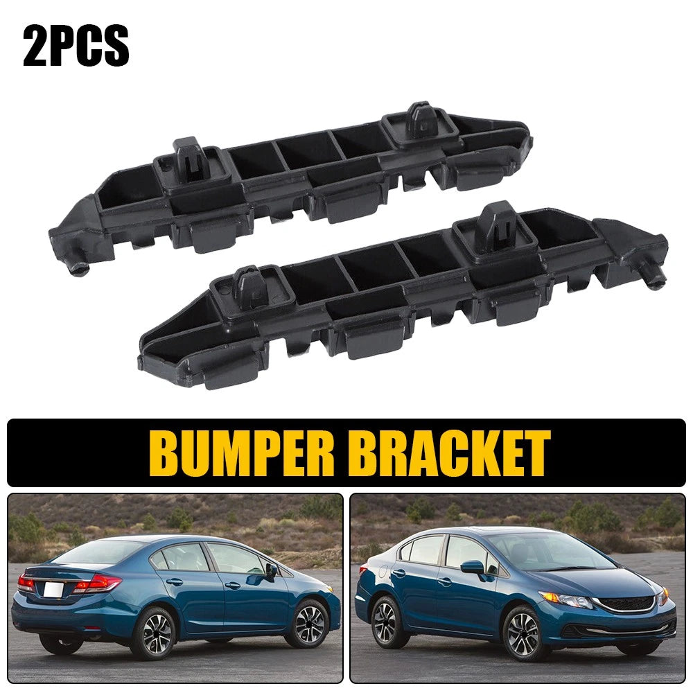 2X Front Bumper Cover Brackets for Honda Civic Sedan (2012–2015)