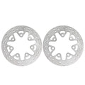 Set of 2 Front Left Right & Rear Brake Rotors for Harley Street Glide (2014–2025)