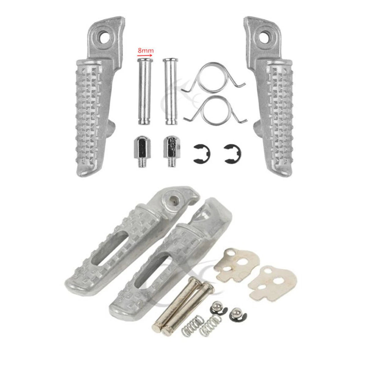 Footrests Pegs for Honda CBR600RR (2003–2025), CBR1000RR (2004–2016)