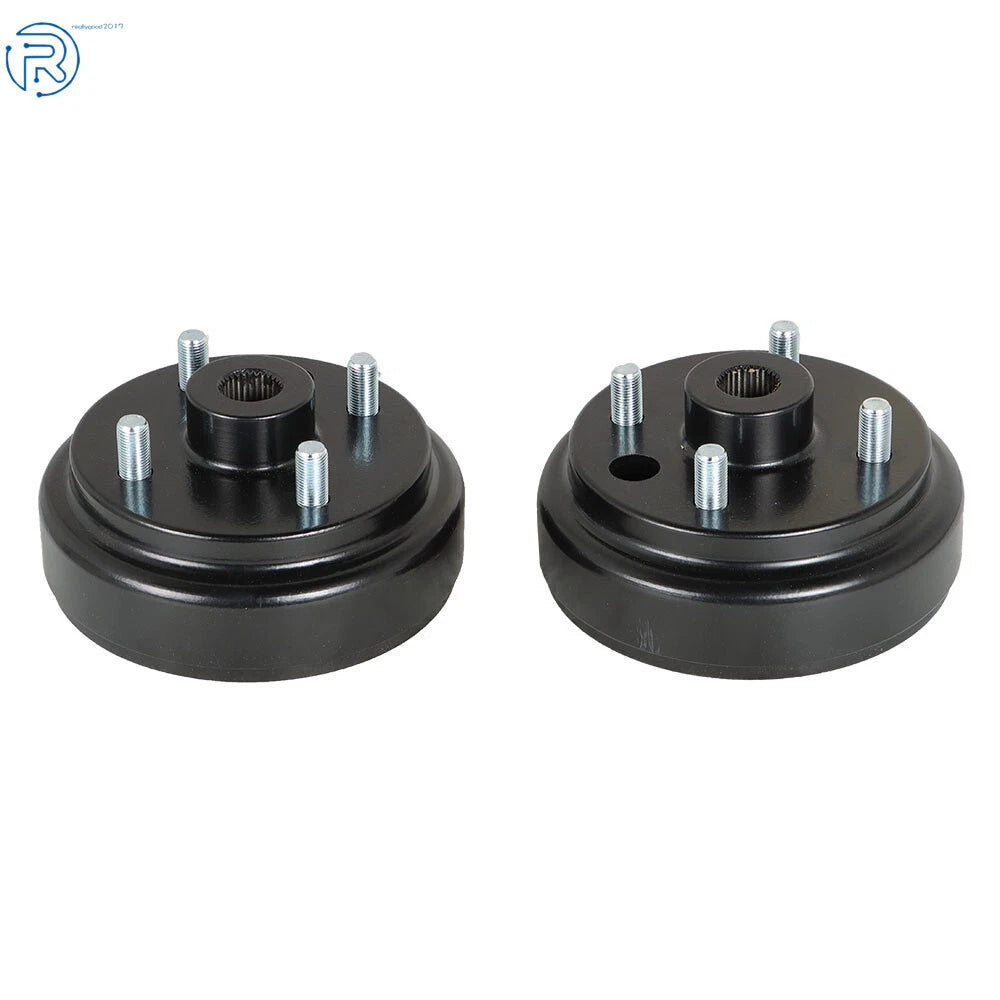 Set of 2 Rear Wheel Brake Hub Drums for EZGO RXV (1991–Present)
