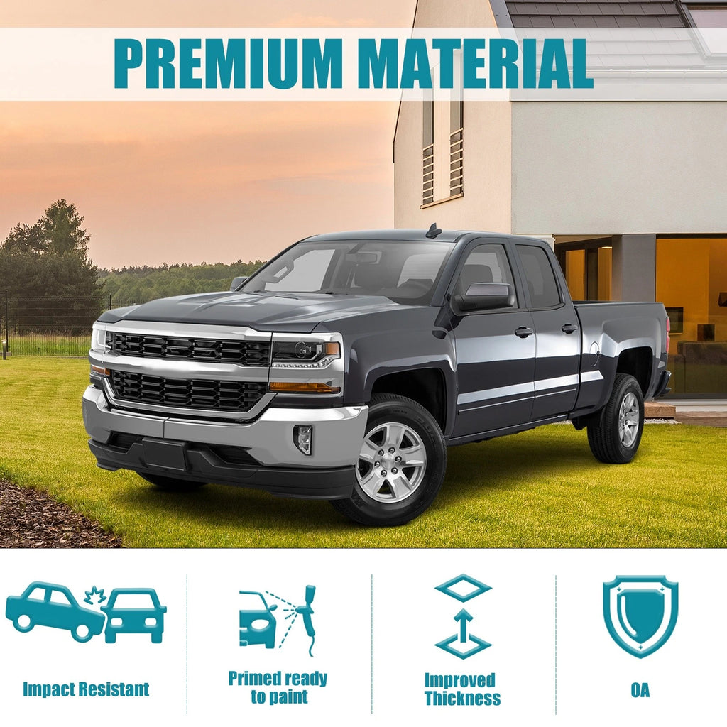 Chrome Steel Front Bumper for Chevy Silverado 1500 (2016–2018)