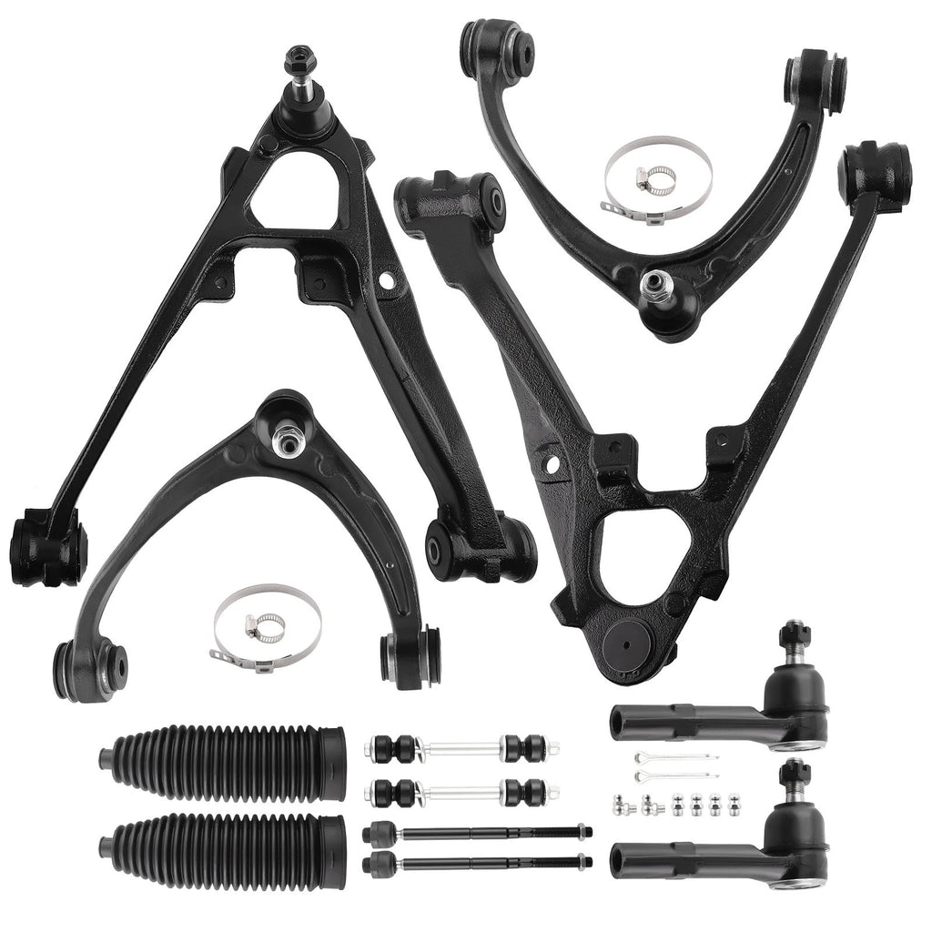 12x Front Upper Lower Control Arm Kit for Chevy Silverado/Sierra (2007–2013)