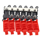 5-Way Fuse Holder Block 200A for Car Distribution Multi-pole Fuse