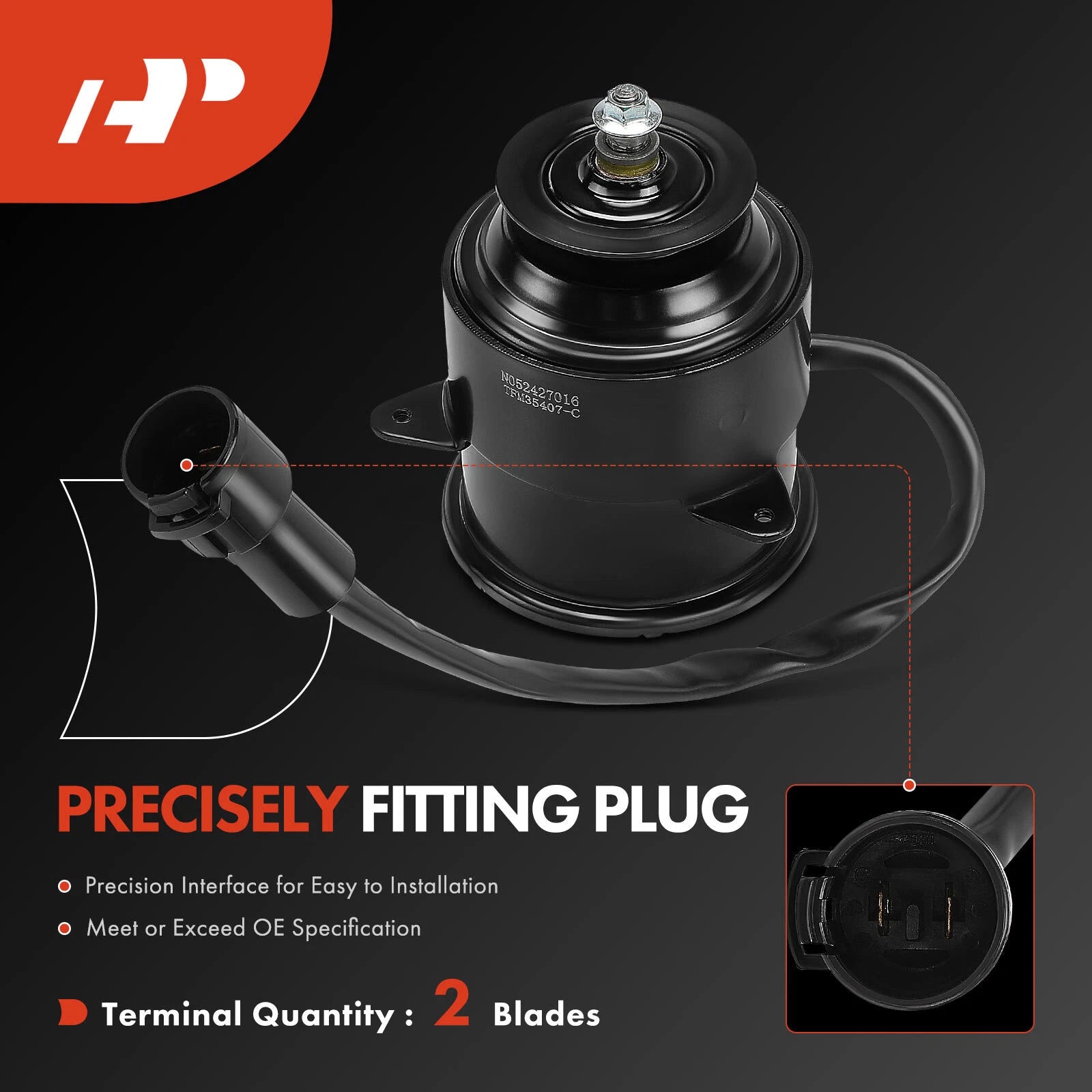 Radiator Fan Motor for Chevy Dodge Avenger Chrysler Honda Ford