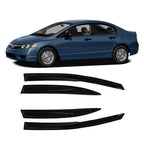 Window Visor Rain Shades Deflectors for Honda Civic (2006–2011)