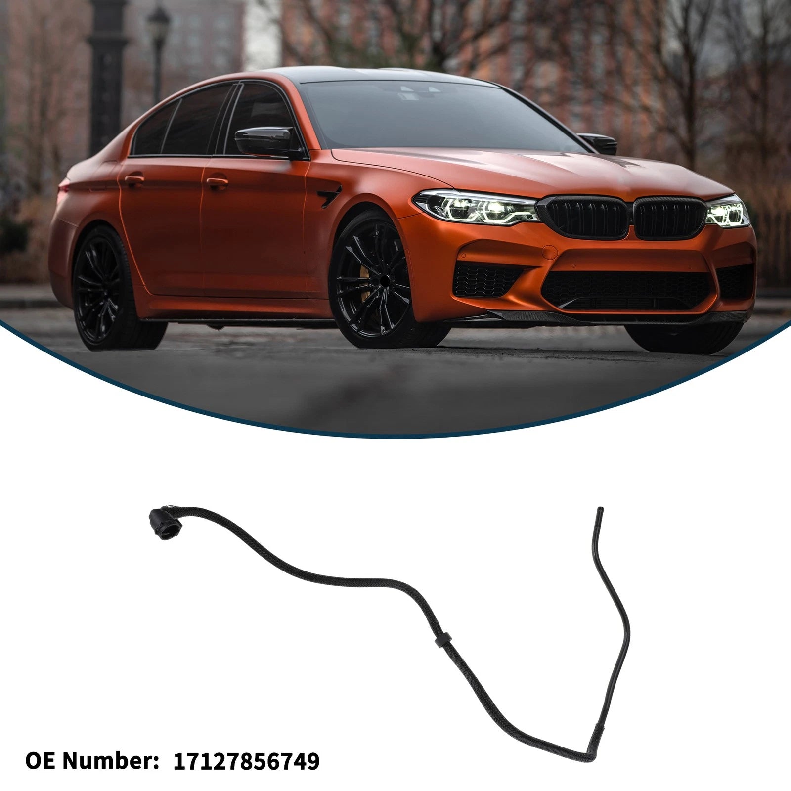 Radiator Hose for BMW 5 Series M5 (2018–2020) No. 17127856749