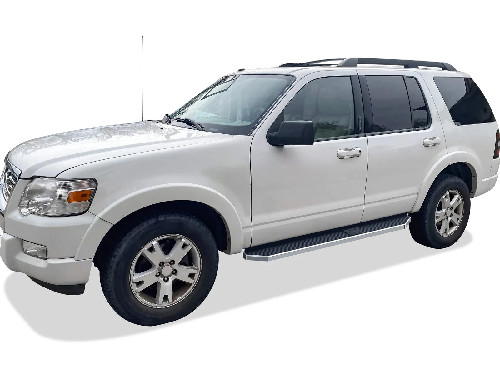 Set of 2 Polished 6" Side Steps for Ford Explorer (2006-2010)