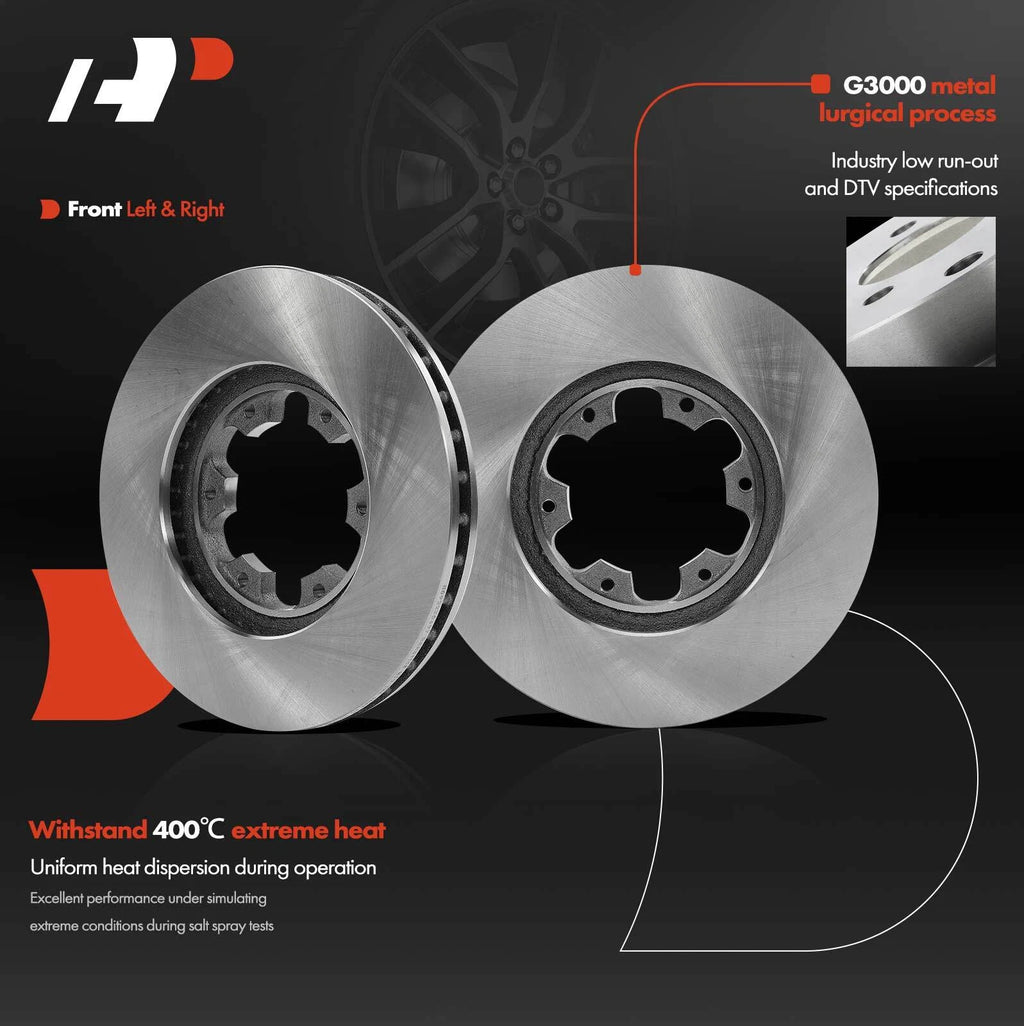 Front Disc Brake Rotors & Ceramic Pads for Nissan Pathfinder (1996–1998)