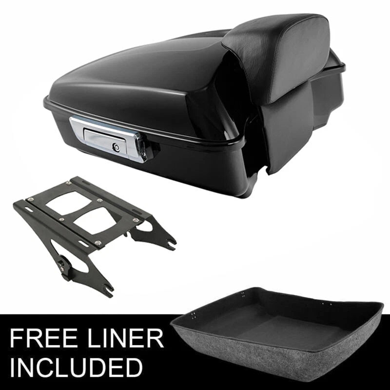 Chopped Trunk Backrest Mount Rack for Harley CVO Street Glide (2014–2026)