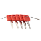 5 Pcs Ignition Key for John Deere Excavator (AT194969, AT147803, H800)