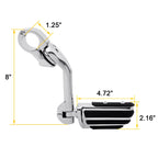 1.25" Engine Guard Footpegs for Harley Touring Electra Glide
