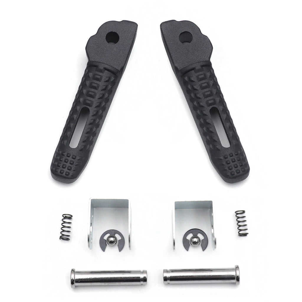 Black Rear Passenger Foot Pegs for BMW S1000RR (2010–2018)
