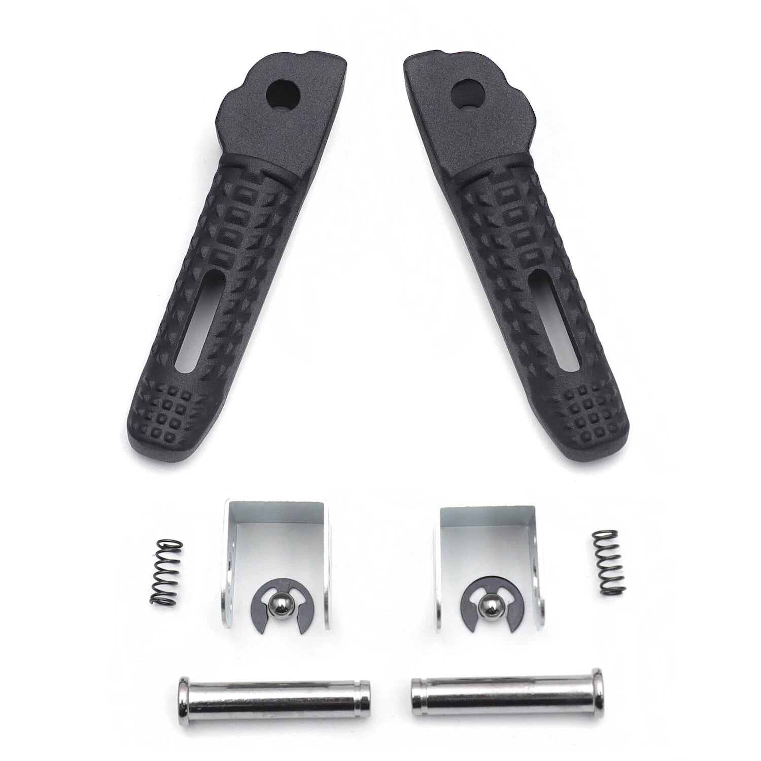 Black Rear Passenger Foot Pegs for BMW S1000RR (2010–2018)