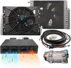 12V Electric Cool & Heat Underdash Air Conditioner for Universal Vehicles (N/A)