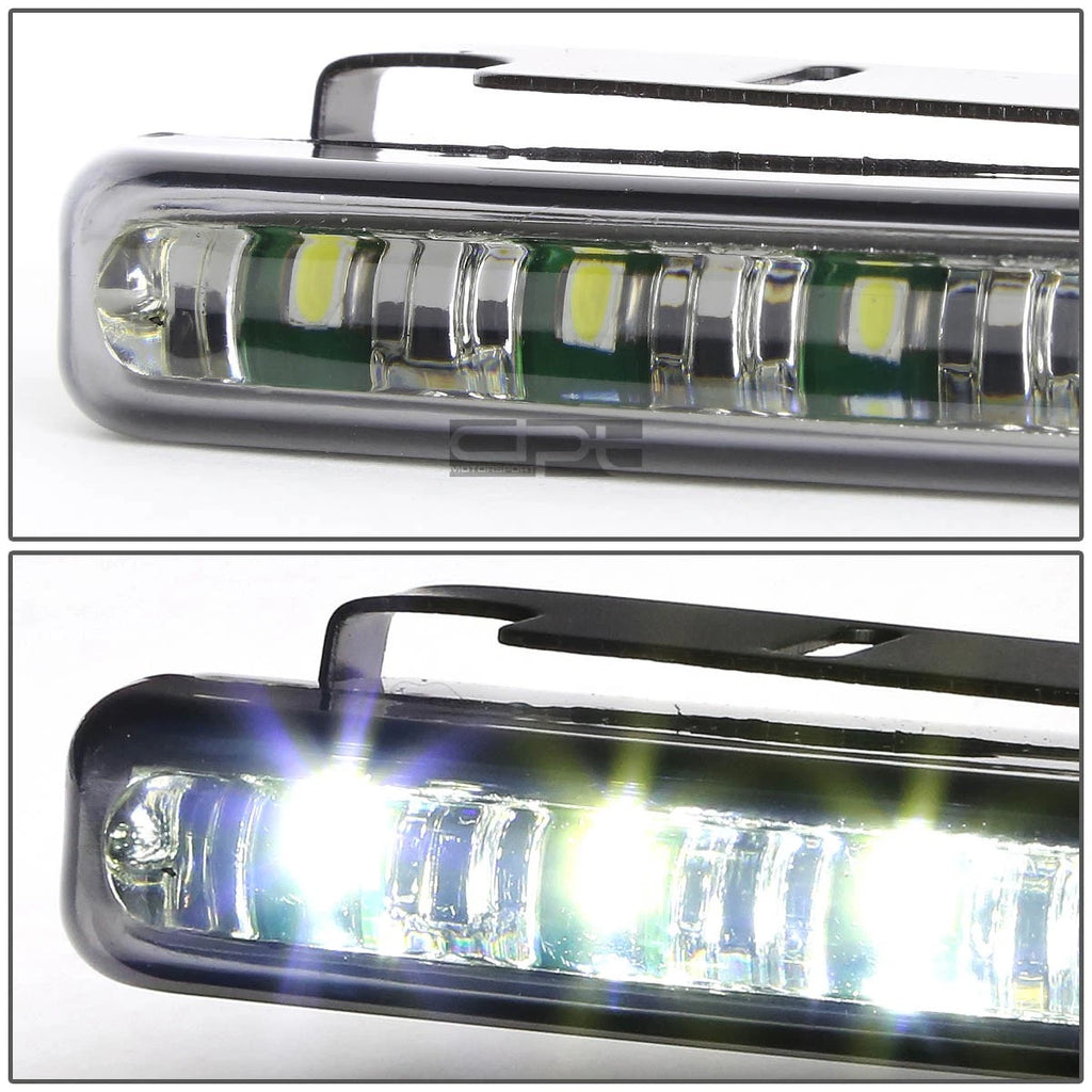 6.25" Smoked SMD LED DRL Fog Light Bar for Bumper/Grille (Fits )