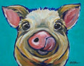 Ceasar the Pig Decorative Metal Tin Sign #2420